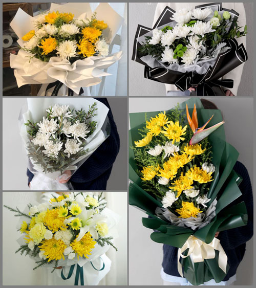 广东珠海市金湾区红旗镇白事花束代送